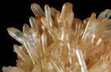 Tangerine Quartz Crystal Cluster - Madagascar #58807-4